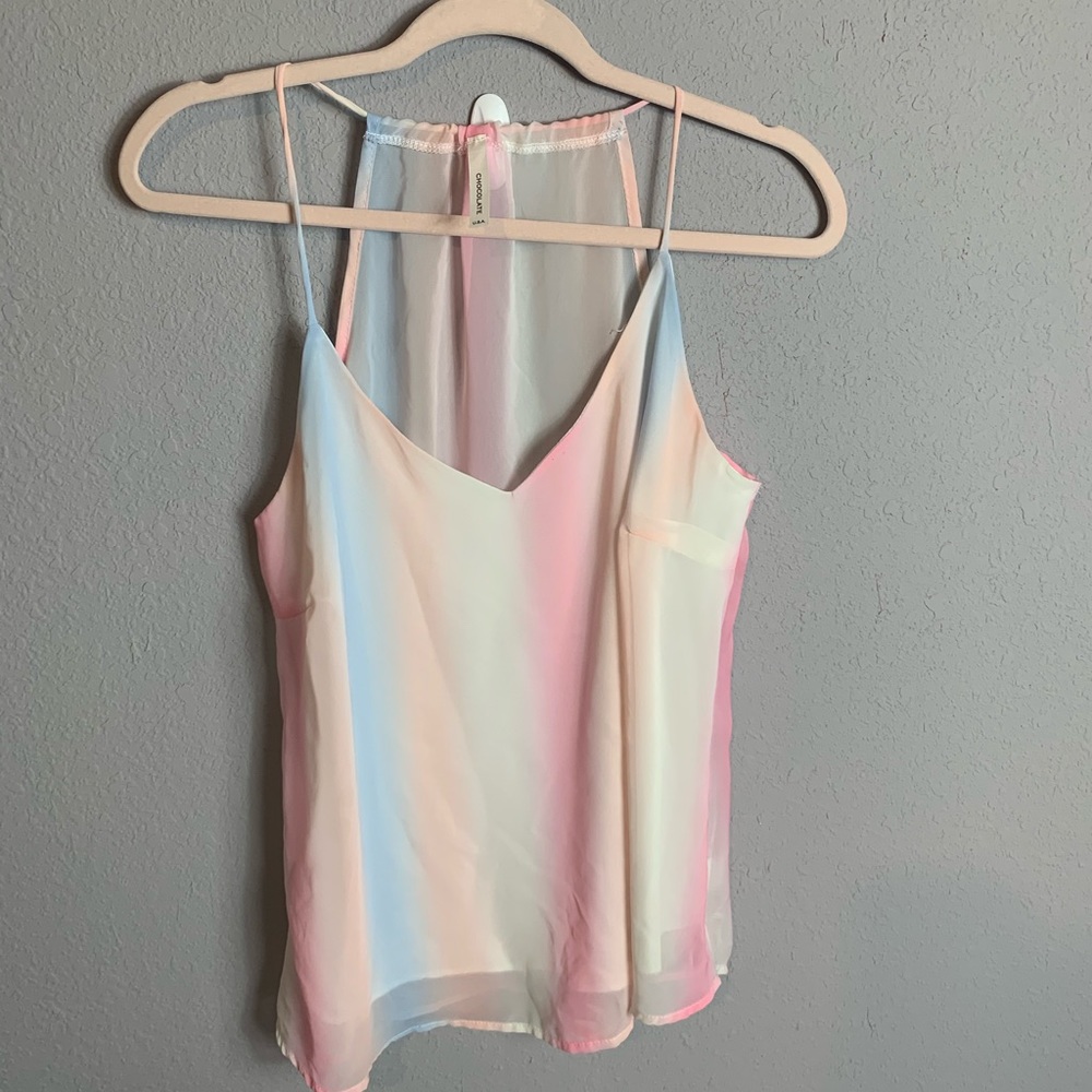 Tie dye pink shirt